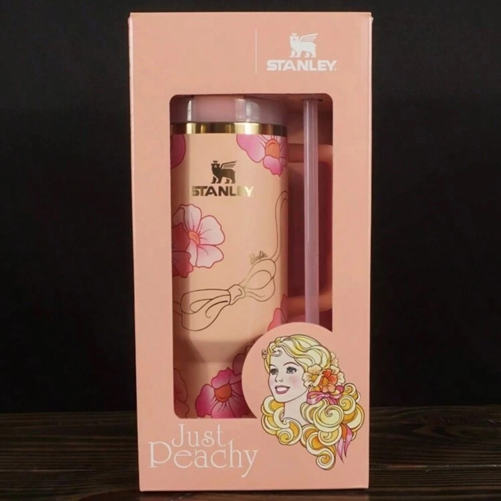 Just Peachy Barbie Stanley Quencher 45 Oz Brand New